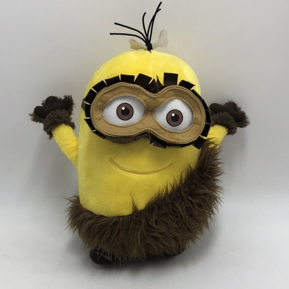 Minions Minion Cave Man Plush Stuffed Animal 10"